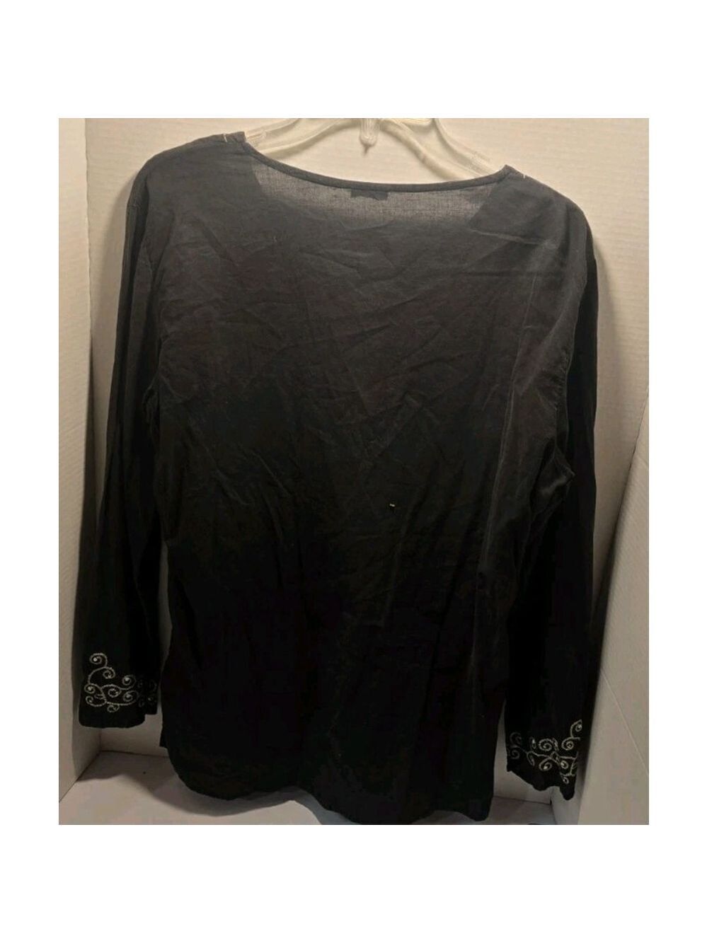 Studio West Blouse Long Sleeve Large - Picture 4 of 5
